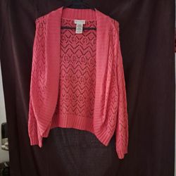 Pink pull over