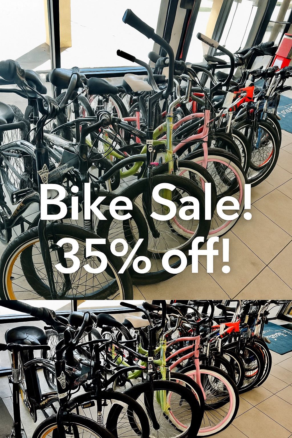 Bike Sale!!! East Orlando’s Bike HQ! 35% Off!