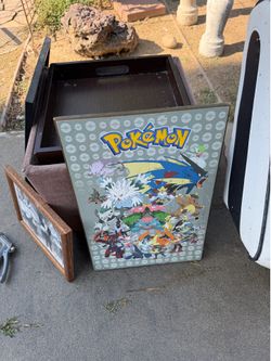 Pokémon wooden sign