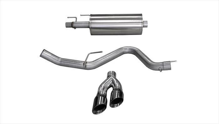 Corsa Performance Sport 3.0 in Cat-Back 4.0 in Twin Tips | 2015-2020 2.7T, 3.5T Ford F-150 EcoBoost