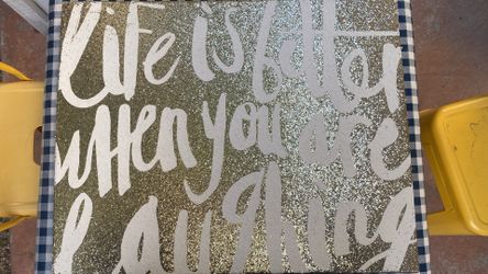 Gold Sparkles Wall Art
