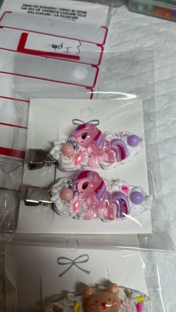 Hair clips so cute