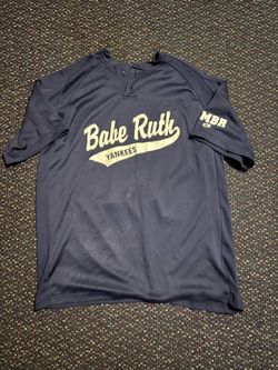 Vintage Babe Ruth Jersey Medium Blue