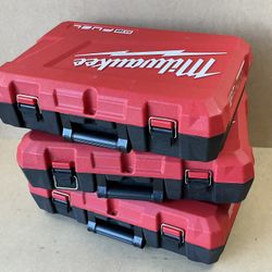  HARD CARRYING CASE ONLY FOR Milwaukee 3697-22 M18 FUEL 18V Lithium-Ion Brushless Cordless Hammer Drill and Impact Driver Combo 