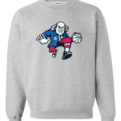 Ben Franklin 76ers Gray Sweatshirt