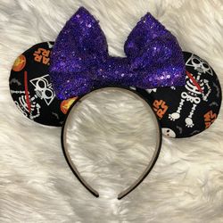 Disney inspired Minnie Mouse Ears Headband