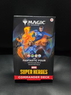 Magic: The Gathering Marvel Super Heroes Commander Deck - Fantastic Four! New Factory Sealed!