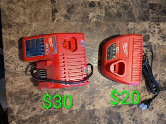 Milwaukee charger price in picture