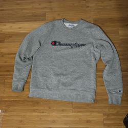 Gray champion crewneck