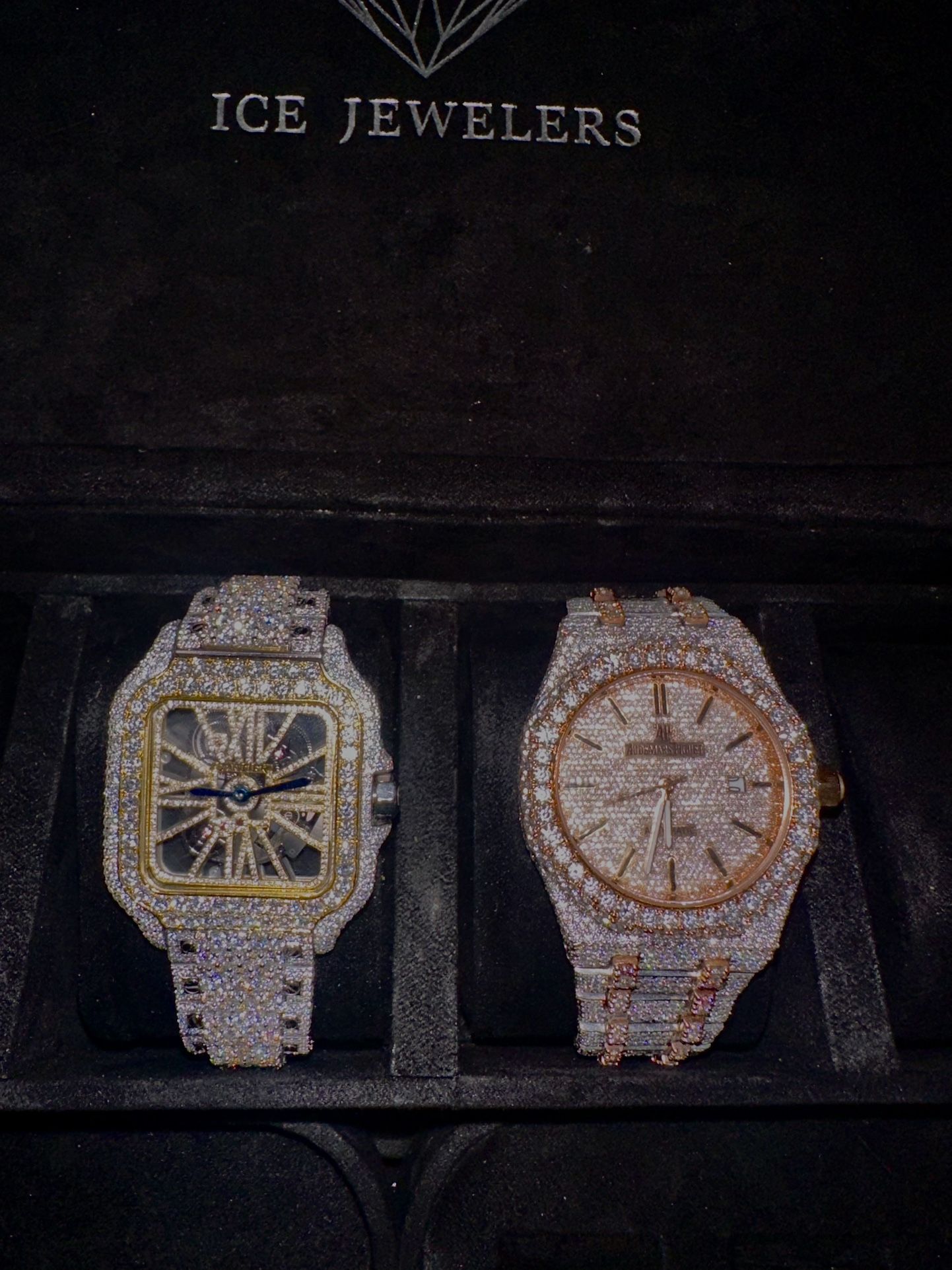 Cartier gold Two Tone  and Audemars Piguet Rose Gold 
