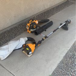 Poulan Pro Blower And Weed Water- Gas Power