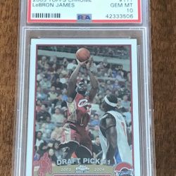 Final Sale!!! 2003-04 Topps Chrome #111 LeBron James Rookie Card RC PSA 10