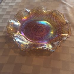 Antique Glass Plate