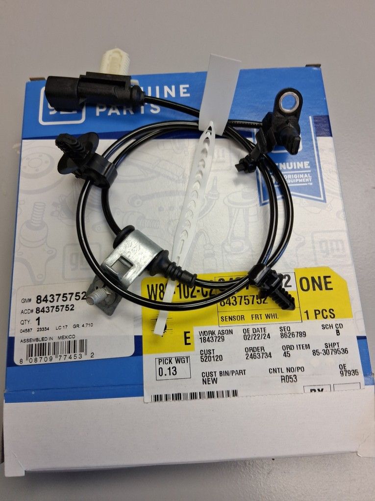 The GM ,OEM ,Front Suspension brake Component ABS Sensor