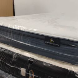 QUEEN SIZE PERFECT SLEEPER PILLOW TOP 