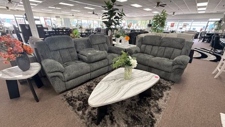 2 PC RECLINER SOFA AND LOVESEAT