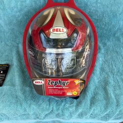 Vintage Bell Zephyr Motorcycle Helmet 