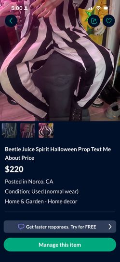 Beetle juice need gone!
