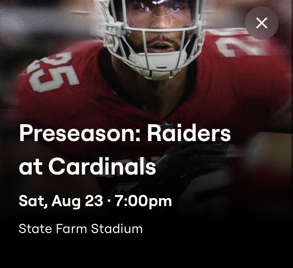 Cardinals vs Raiders