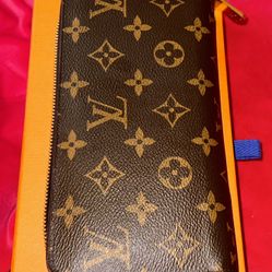 Authentic LOUIS VUITTON Zippy Wallet Rose Ballerine M41894 Monogram