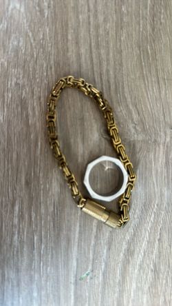 Guess bracelet and ring