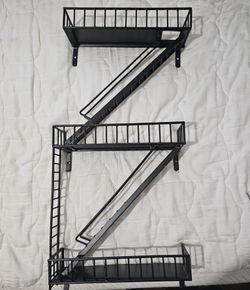Fire escape wall art