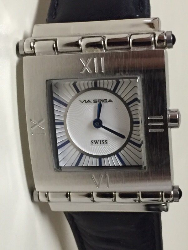 Elegant Art Deco Swiss Quartz Via Spiga Ladies Watch MINT