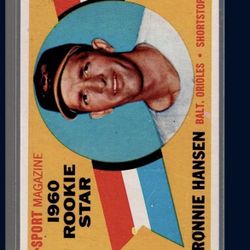RONNIE HANSEN NM 1960 Topps Baseball Card