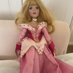 Ceramic Sleeping Beaty Doll