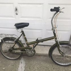  Very Rare Collectable Raleigh Twenty 3Speed Folding In All Original Condition Bike
