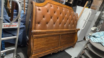 Leather head board
