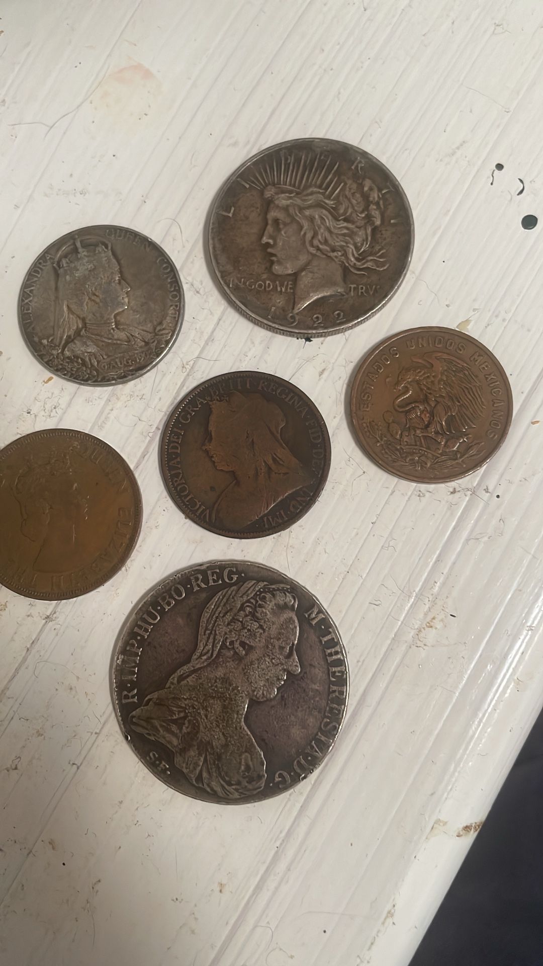 Different Old School Coins