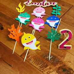 Baby Shark Cake topper