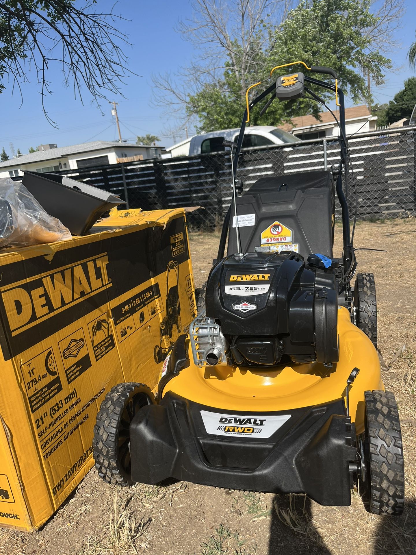 Rear Wheel Buy Dewalt Lawn Mower Dewalt Rear Self Propelled Lawn