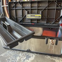 Black/silver Diamond Plated Toolbox