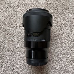 Sony Sigma - 35mm Art 1.4