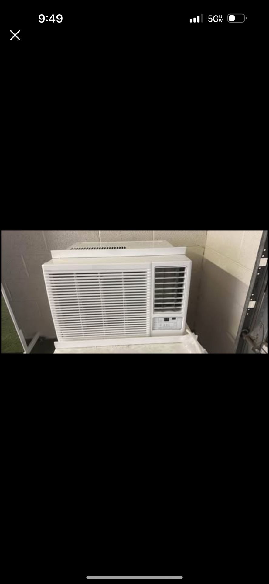 LG window a/c unit 12,200 BTU