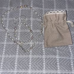 Handmade Pearl Jewelry Set 