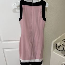 Fervente Pink And Black Dress