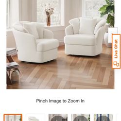 Open Box 2 Accent Chairs 