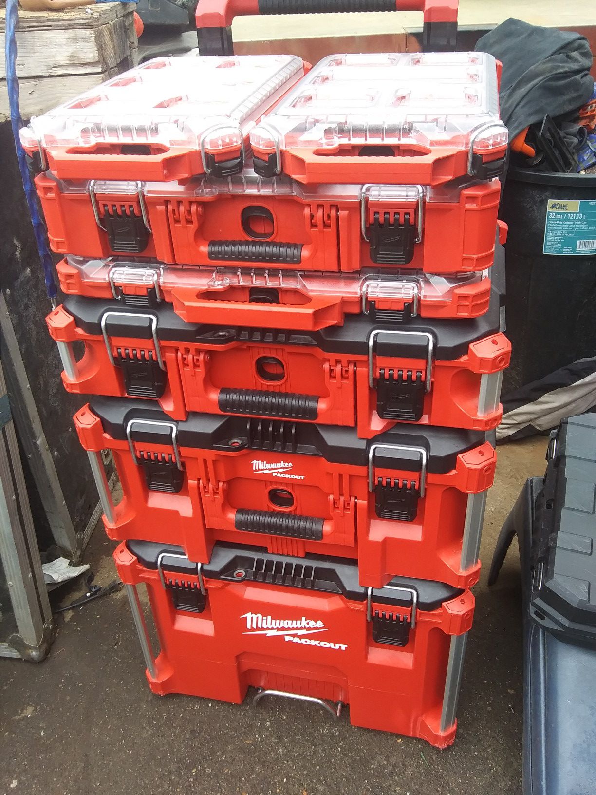 Full & Loaded MILWAUKEE PACKOUT Tool Boxes