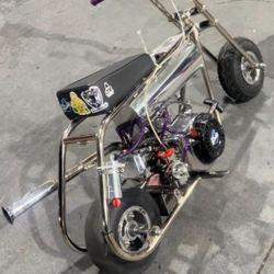 Custom minibike Chrome