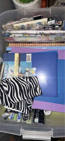 Scrapbooking Supplies Lot
