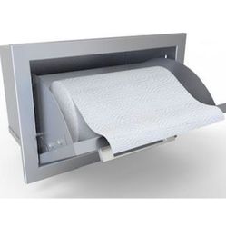 17" × 11" Stainless Steel Beveled Frame Swivel Paper Towel Brand new still in the box (316)