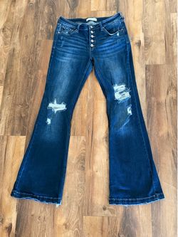Women’s KanCan ripped flare jeans