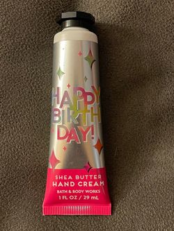 New Happy Birthday Shea Butter Hand Cream 1fl oz Bath & Body Works