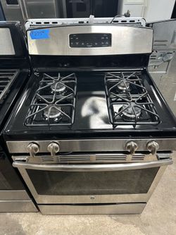GE Stainless Steel 4 Burner Gas Stove