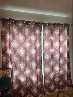 52” x 84” Burgundy Curtains