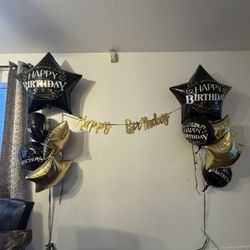 birthday balloons