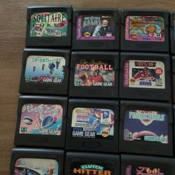 Sega Game Gear Bundle Of Games